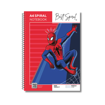 Best Spiral A4 Spiral Notebook 500 Pages Ruled - Pack of 1