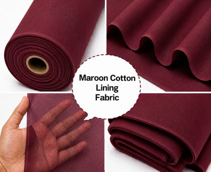 Maroon Cotton Lining Fibre – Chhota Panna, Maroon Cotton Lining Fabric – Chhota Panna, Maroon Cotton Lining Cloth – Chhota Panna, Maroon Garment Lining Fabric – Chhota Panna, Maroon Tailoring Cotton Lining Fabric – Chhota Panna