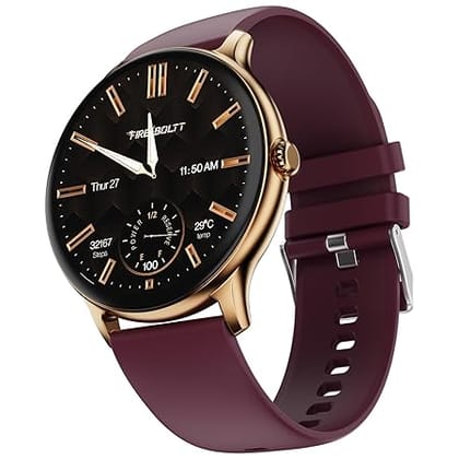 Fire-Boltt Phoenix Pro Round Smart Watch 1.39" HD Display with Bluetooth Calling I IP67 Waterproof Smartwatch for Men & Women