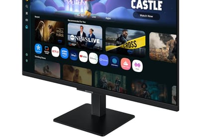 Samsung 27" M5 Smart Monitor with Smart TV Experience-LS27FM500EWXXL