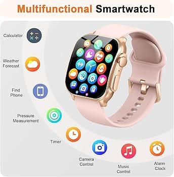 T500 Waterproof Watch for Touchscreen Smart Watch Bluetooth with Daily Activity Tracker, Heart Rate Sensor, Sleep Monitor and Basic Functionality for All Boys