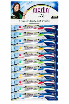  Merlin TAJ Soft Toothbrush 