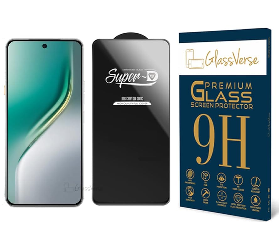 GlassVerse Toughened Oleophobic Tempered Glass For Tecno Camon 40 Premier (PACK OF 1) with Free Installation Kit Full screen Coverage - 6.67 inch GlassVerse Toughened Oleophobic Tempered Glass For Tecno Camon 40 Premier (PACK OF 1) with Free Installation