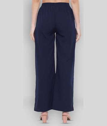 ALL WAYS YOU - Polyester Regular Navy Women's Formal Pants ( Pack of 1 )