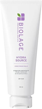 Biolage Hydra Source Anti-Dryness Conditioner, Hydrates and Moisturizes Dry Hair, Enriched with Aloe Vera and Hydroxy Acid, Vegan & Cruelty-Free, 100ml
