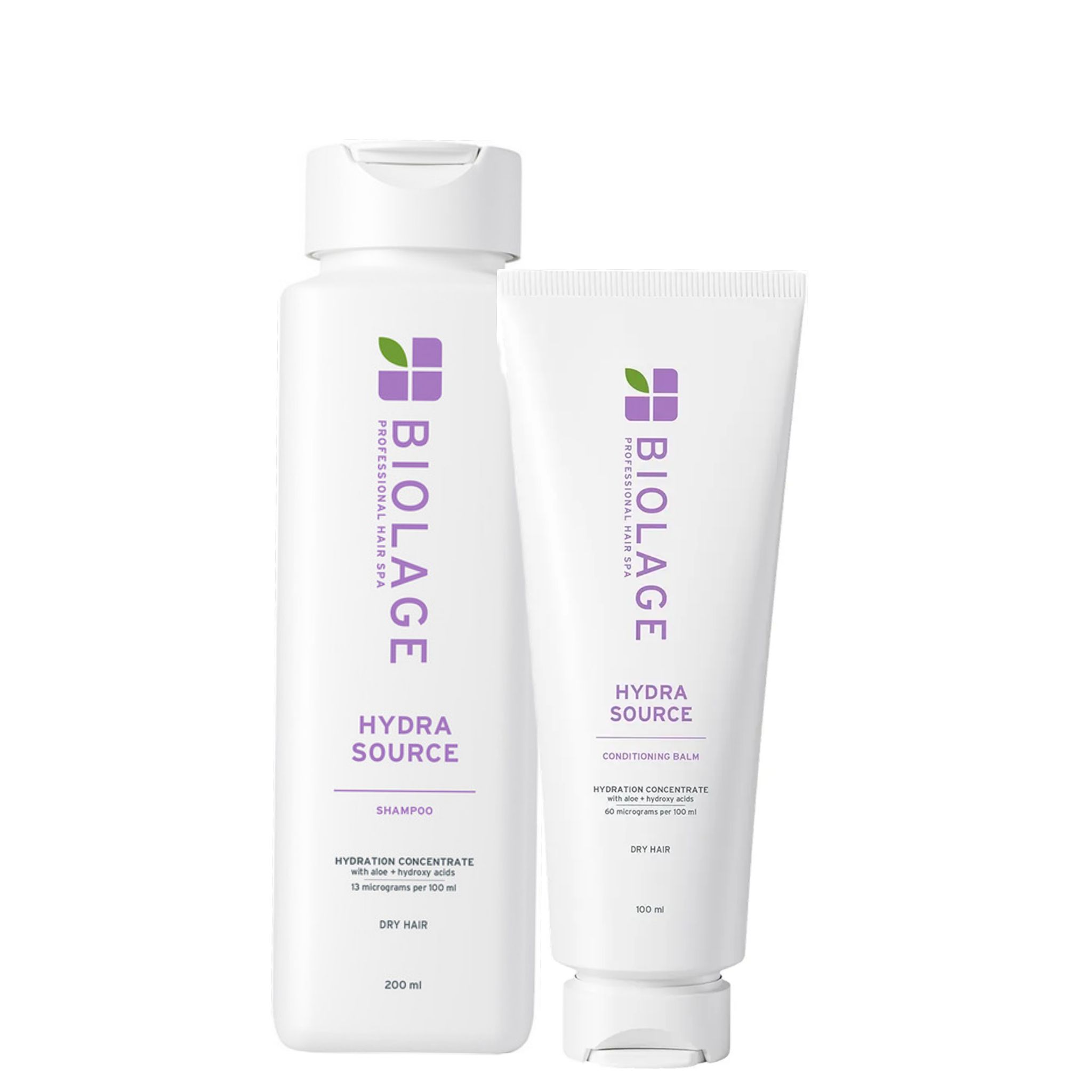 Biolage Hydrasource Plus Professional Shampoo and conditioner Combo, Moisturizes & Hydrates Dry Hair (200ml + 100ml)