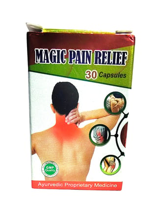 Magic Pain Relief Ayurvedic Joint & Muscle Care Tablet (Pack of 1) 30 Tablets 