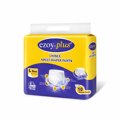 Ezoyplus Adult Diaper Pants Large Size |Pack of 2|High Absorbency | Leakproof Protection Ezoyplus Adult Diaper Pants Large Size |Pack of 2|High Absorbency | Leakproof Protection