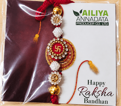 Pearl Stone Rakhi Pearl Stone Rakhi