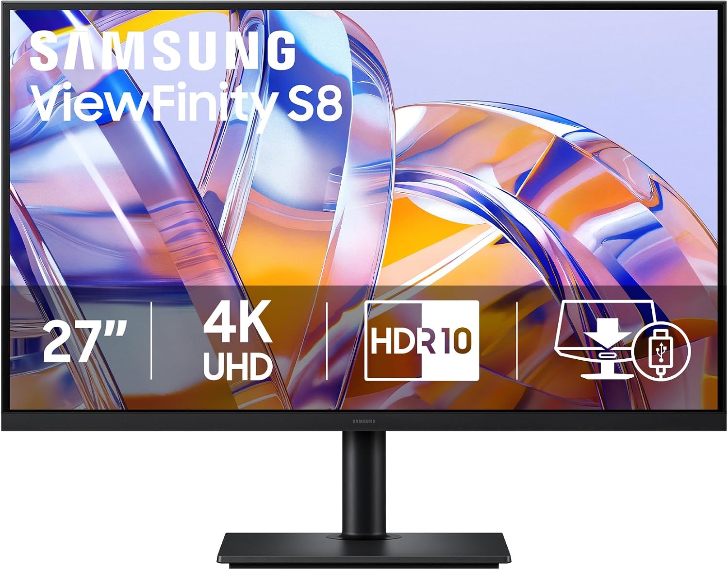 Samsung 32" ViewFinity S8 (S80UH) High-Resolution Monitor -LS32H802UANXZA