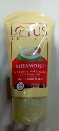 Lotus herbals sheamoist 24hr moisturiser 120g
