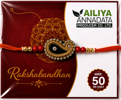 Zardosi Paisley Rakhi Zardosi Paisley Rakhi