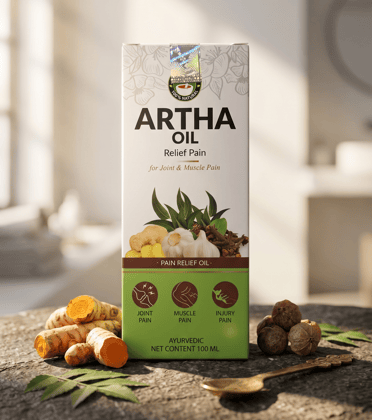 Artha Oil - Premium Ayurvedic Pain Relief Massage Oil (100ml / Pack of 1)