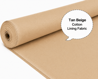 Tan Beige Cotton Lining Fabric – Chhota Panna, Tan Beige Cotton Lining Cloth – Chhota Panna, Beige Cotton Lining Fabric – Chhota Panna, Cotton Garment Lining Fabric – Chhota Panna, Tailoring Cotton Lining Fabric – Chhota Panna