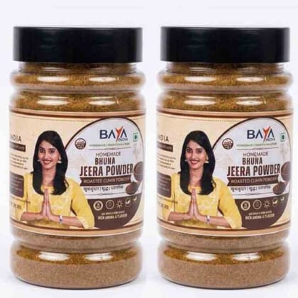 Bhuna Jeera Powder (100g) Natural Roasted Cumin (Pack of 2)
