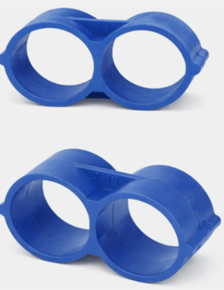 Poly Barbed End Stop 8 Shape Fitting (Size - 16mm) -  (Pack of 100 PCS) - Jain Irrigation