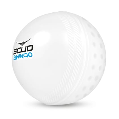 SCUD Swingo Wind Ball for Cricket, Specially Designed for Swing, Dual-Surface Half-Dimple & Half-Smooth Design
