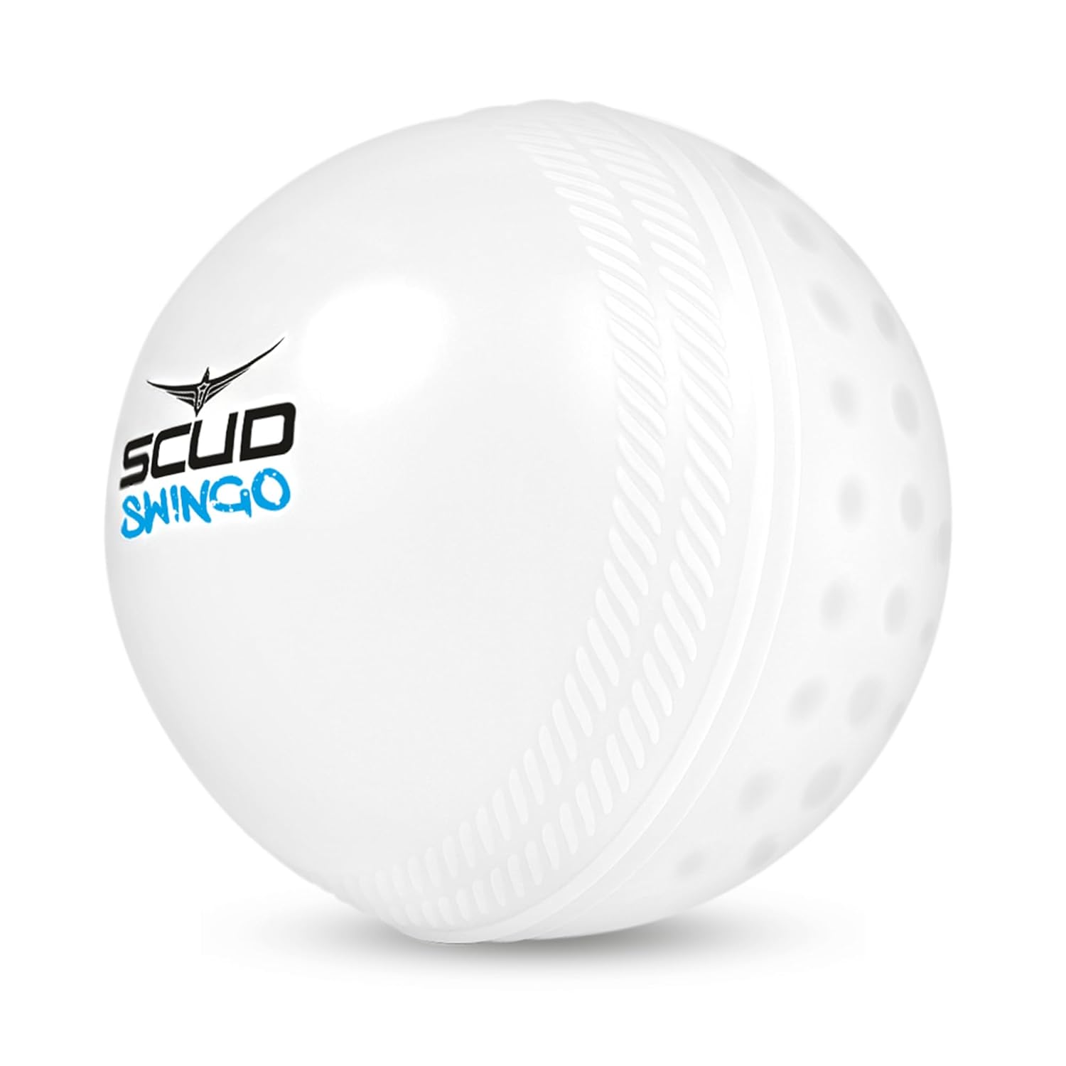 SCUD Swingo Wind Ball for Cricket, Specially Designed for Swing, Dual-Surface Half-Dimple & Half-Smooth Design