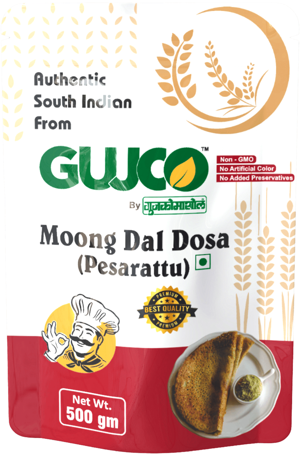 GUJCO Moong Dal Dosa (Pesarattu) – 500 gm