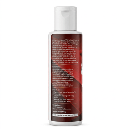10 Days Ayurvedic Hair Growth Oil | Hair Fall Control & Hair Regrowth Oil Kerala for Men & Women | 100ml Pack of 1