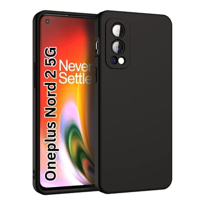 V3Deals Silicon Back Cover for OnePlus Nord 2 5G, Slim Fit Raised edges guard camera and screen scratches, Precise port cutouts, Durable flexible silicon