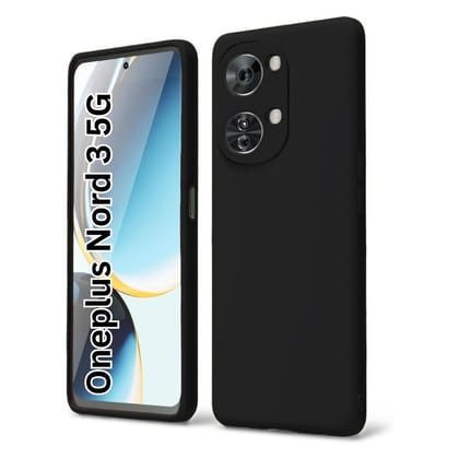 V3Deals Compatible Matte Silicone Back Cover for OnePlus Nord 3 5G Matte silicone back cover with raised camera & screen edges for enhanced protection against drops, scratches and dust.