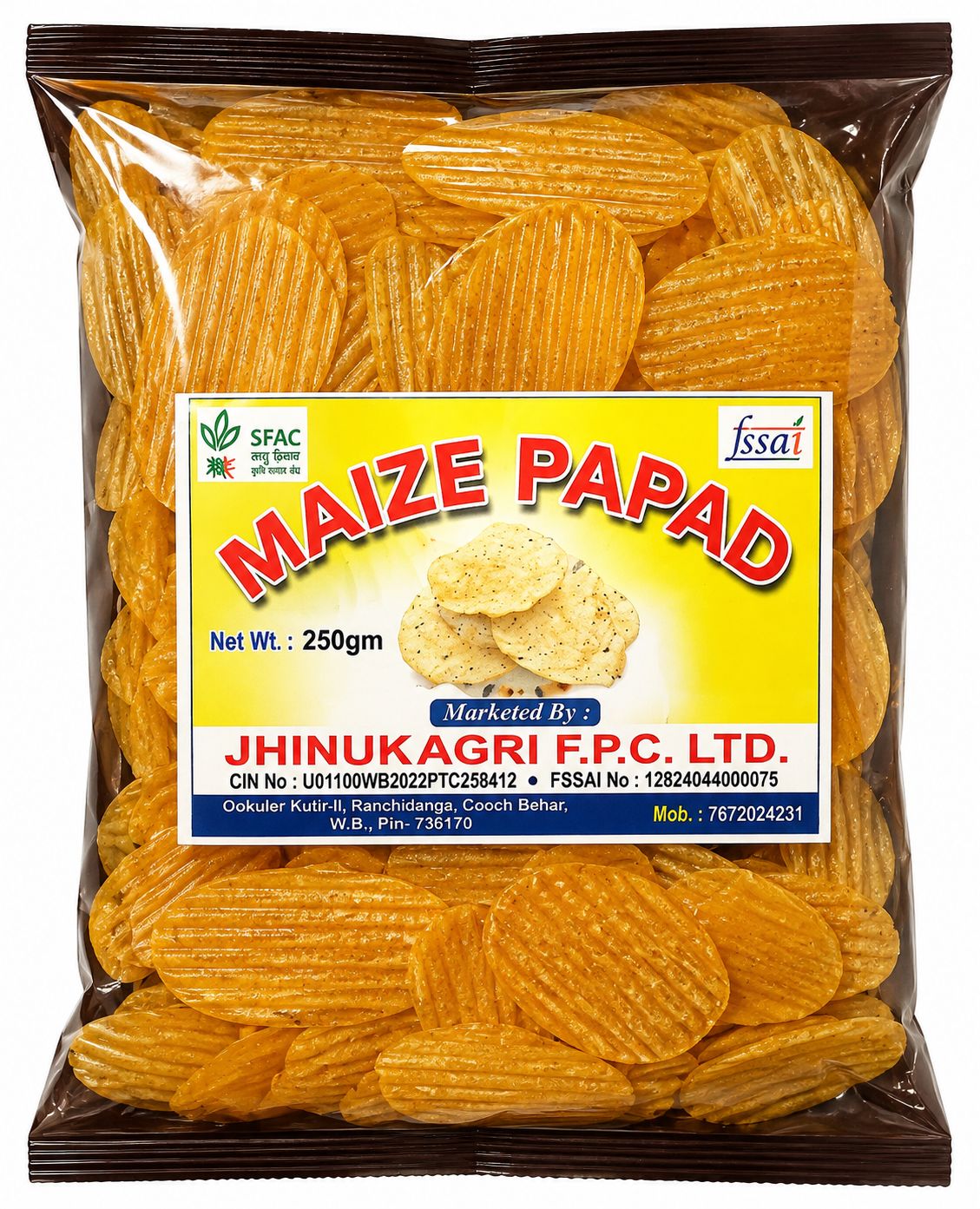 Maize Papad