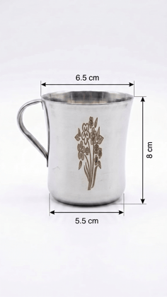  WEKTU  Stainless Steel Tea Cup 6 Pcs