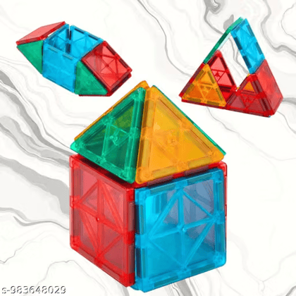 Kids Educational 3D Magic Magnetic Blocks – 28 Pieces