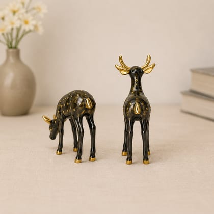 Moradabad Metal Craft Brass Deer Set Online
