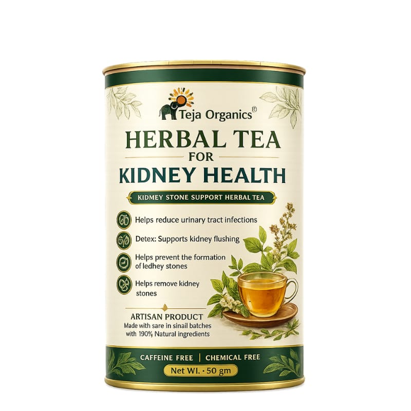 Herbal Tea for Kidney Health 50 gm | Caffeine Free Herbal Tea | Supports Kidney Function Detox & Urinary Wellness