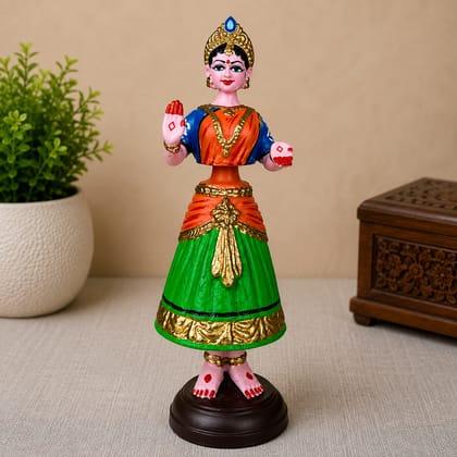 Thanjavur Dancing Beautiful Doll Rani Multicolor