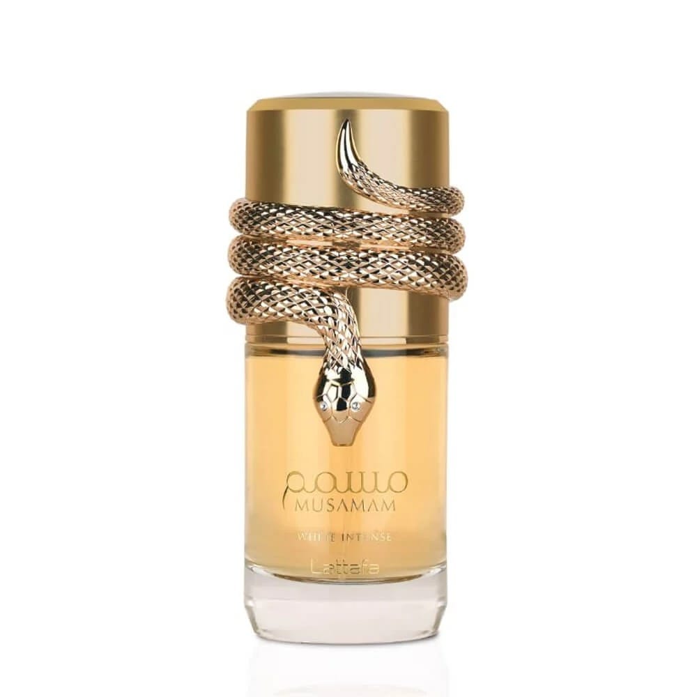 Lattafa Musamam White Intense Eau De Parfum 100ml Premium Luxury Long Lasting Fresh Woody Aromatic Unisex Designer Fragrance