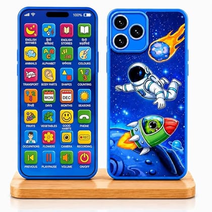 Kids Phone – Rechargeable Toy for Kids with 24 Learning Modes | Talking Dummy Mobile for Boys & Girls Age 2–12 