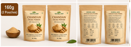 Shushraj Jaivik Chandan Facial Powder 80g