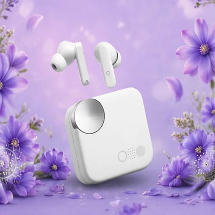 F63TWS True Wireless Bluetooth Earbuds with HD Mic (White)