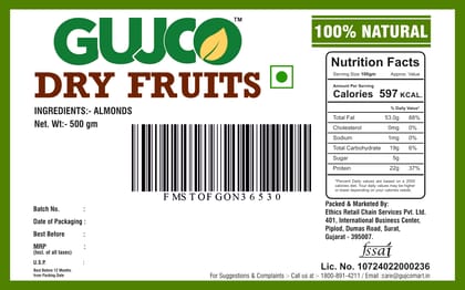 GUJCO Badam (Almonds)