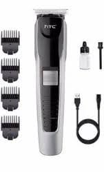 Electric Hair Trimmer for Men Clipper Shaver Rechargeable Hair Machine Adjustable Beard Hair Trimmer with 4 Combs (Black)