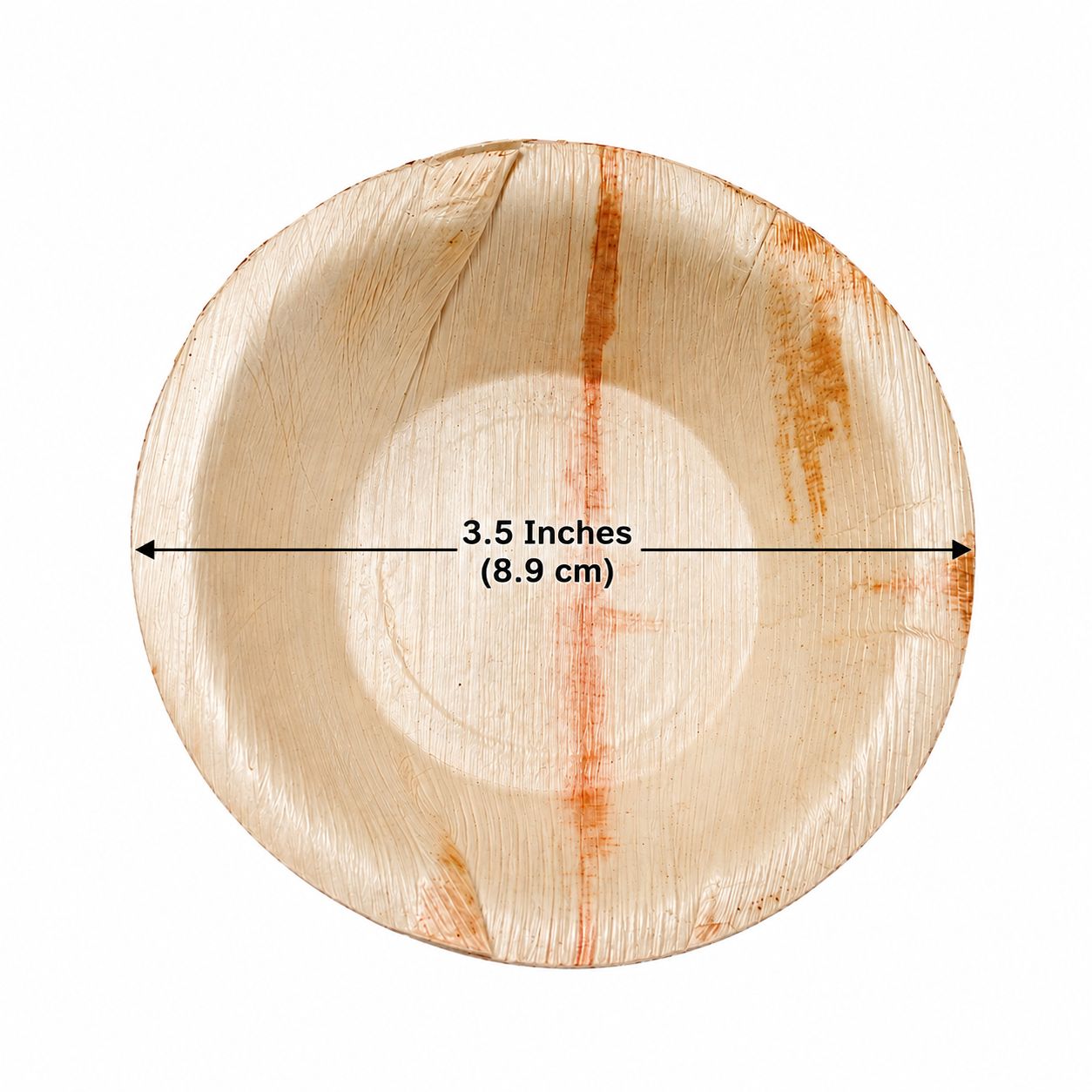 Areca Leaf Bowl (3.5 Inches), Palm Leaf Bowl (3.5 Inches), Disposable Areca Bowl (3.5 Inches), Natural Leaf Bowl (3.5 Inches), Eco-Friendly Areca Bowl (3.5 Inches)