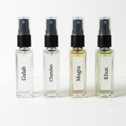 Sacred Aroma Combo Set – 8ml Pocket Perfumes (Attar Spray)