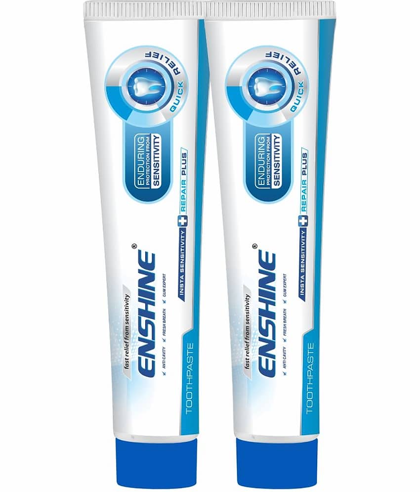 Enshine Insta Sensitivity Toothpaste, Fast Relief from Sensitivity & Gum Care 100g (Pack Of 2)
