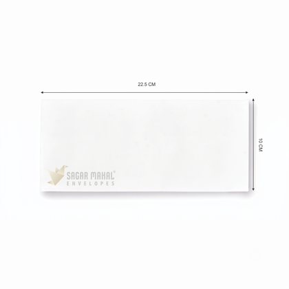  9 x 4 Inch White Envelope 90 GSM with Peel & Seal - Self-Sealing White Mailing Envelope - Easy Close, box of 250pcs