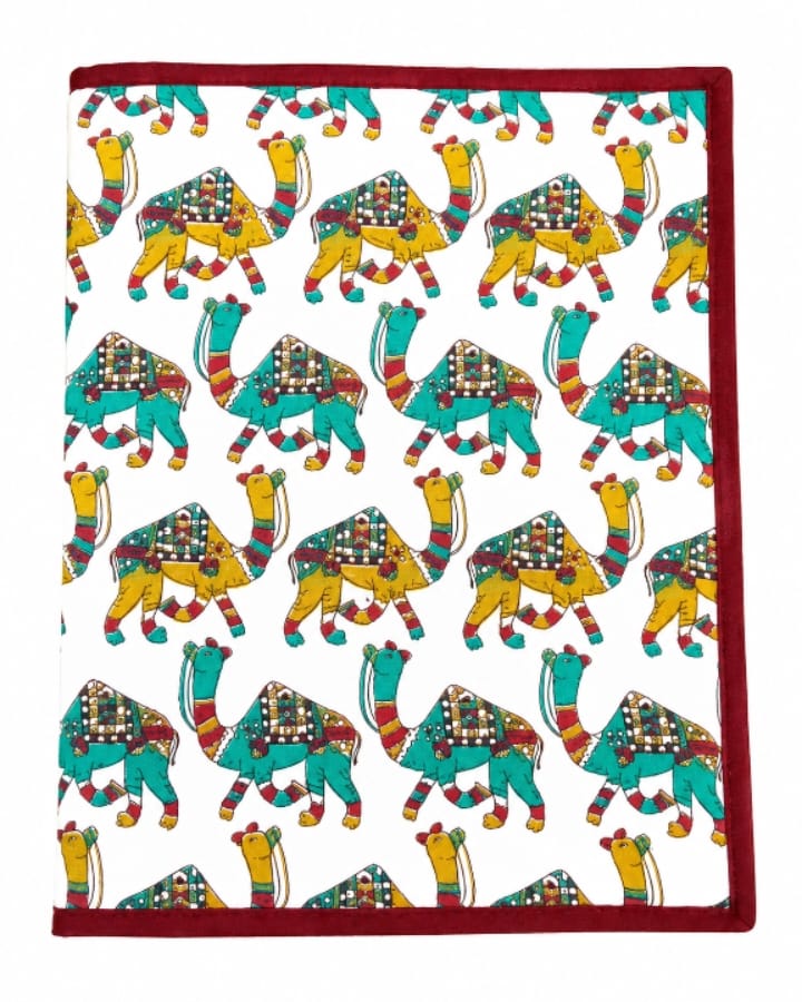 Jaipuri Rajasthani Camel Print Conference File Folder – Festive Collection