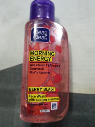Clean and clear morning energy face wash 
