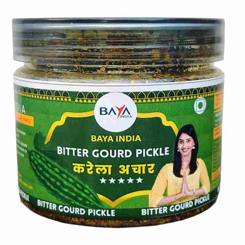 Traditional Karela Pickle | Homemade Bitter Gourd Achar | 100% Natural, Healthy Pickle | No Vinegar & No Preservatives