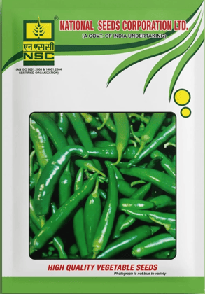 NSC Vegetable Seed- CHILLIES- KASHI ANMOL-25gms
