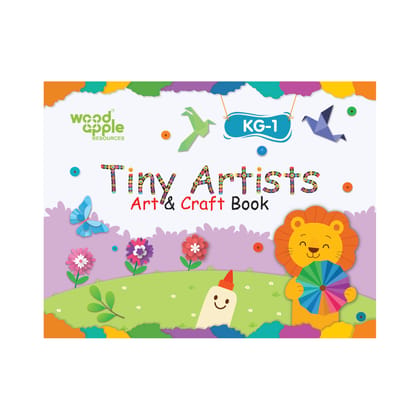 Art & Craft Book for Class KG 1 | Age 4–6 Years | 21 Creative Printing, Pasting & Paper Activities