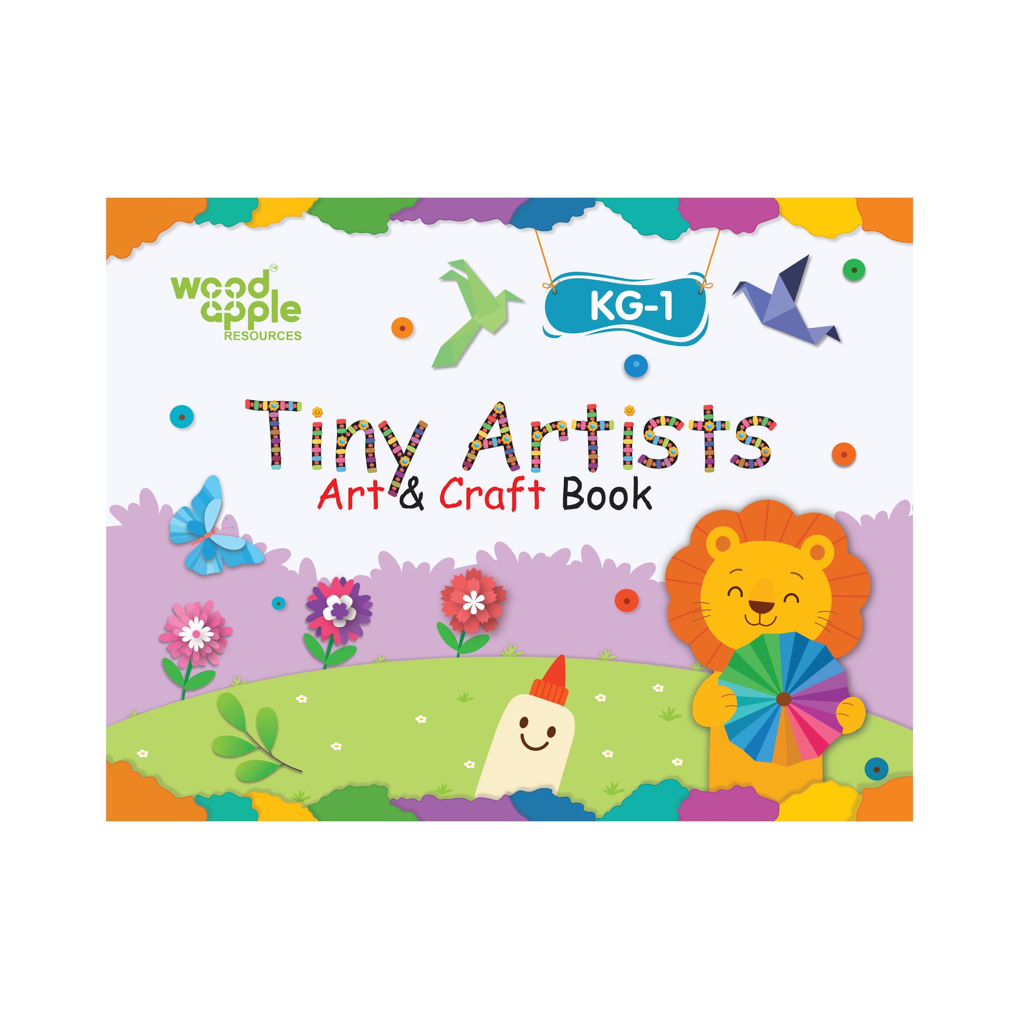 Art & Craft Book for Class KG 1 | Age 4–6 Years | 21 Creative Printing, Pasting & Paper Activities