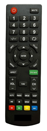 Intex LCD/LED TV remote control No. IX649 Please Match The Image with Your Old Remote Intex LCD/LED TV remote control No. IX649 Please Match The Image with Your Old Remote