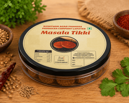 Kishtwar Agro Farmers Masala Tikki 15 gram